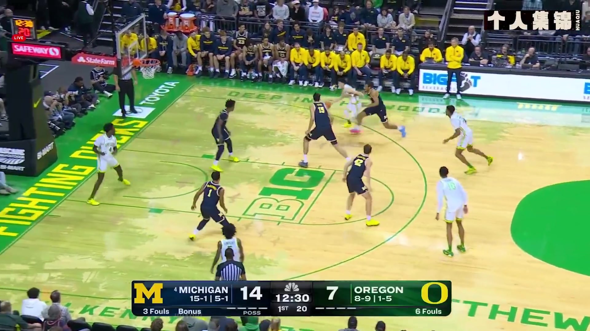 压哨三分球点燃全场！林葳vs密歇根砍11分4助1板1断集锦