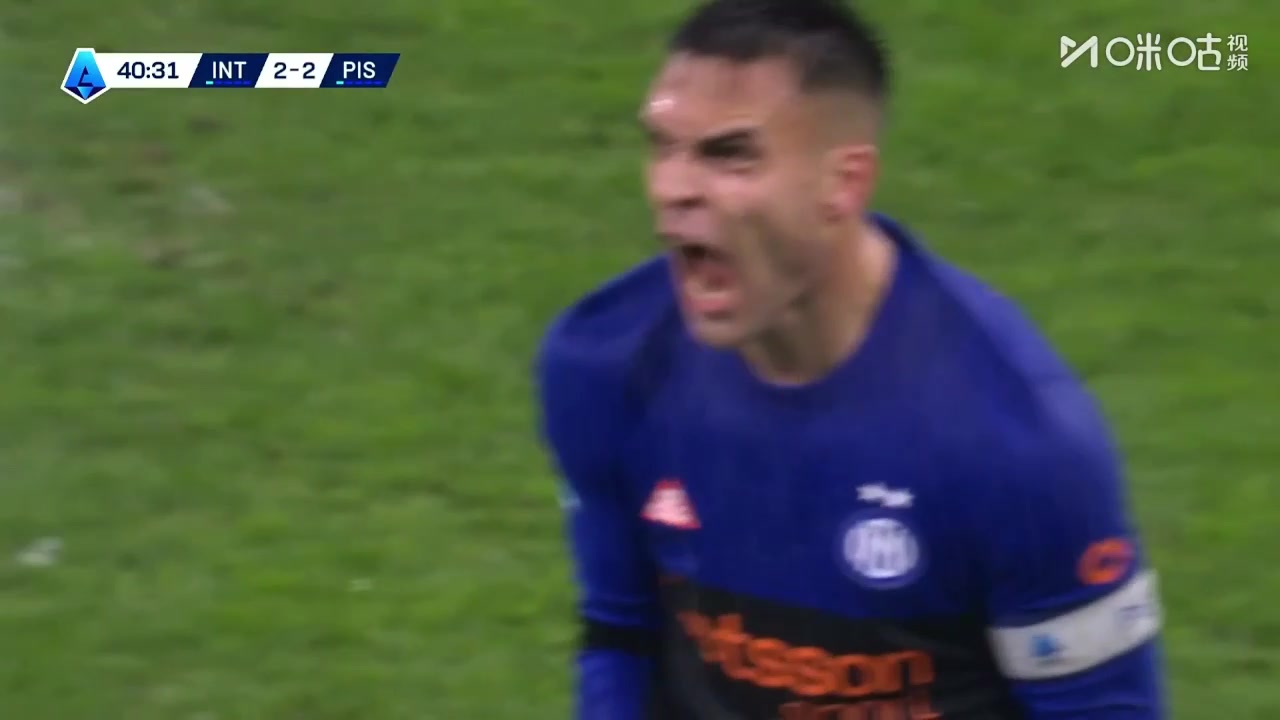 国米2分钟2球2-2扳平！迪马尔科传中助攻，劳塔罗头球攻门建功！