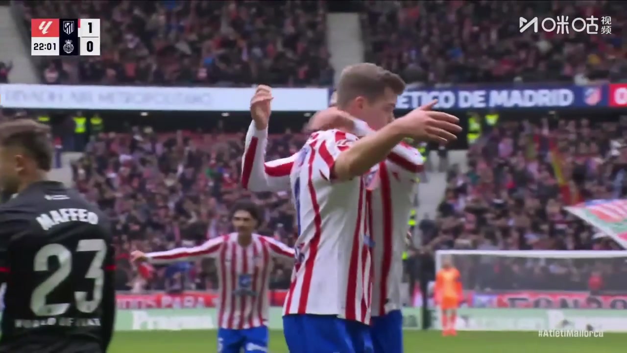 马竞先下一城！略伦特凌空爆射被扑，瑟尔洛特补射破门！