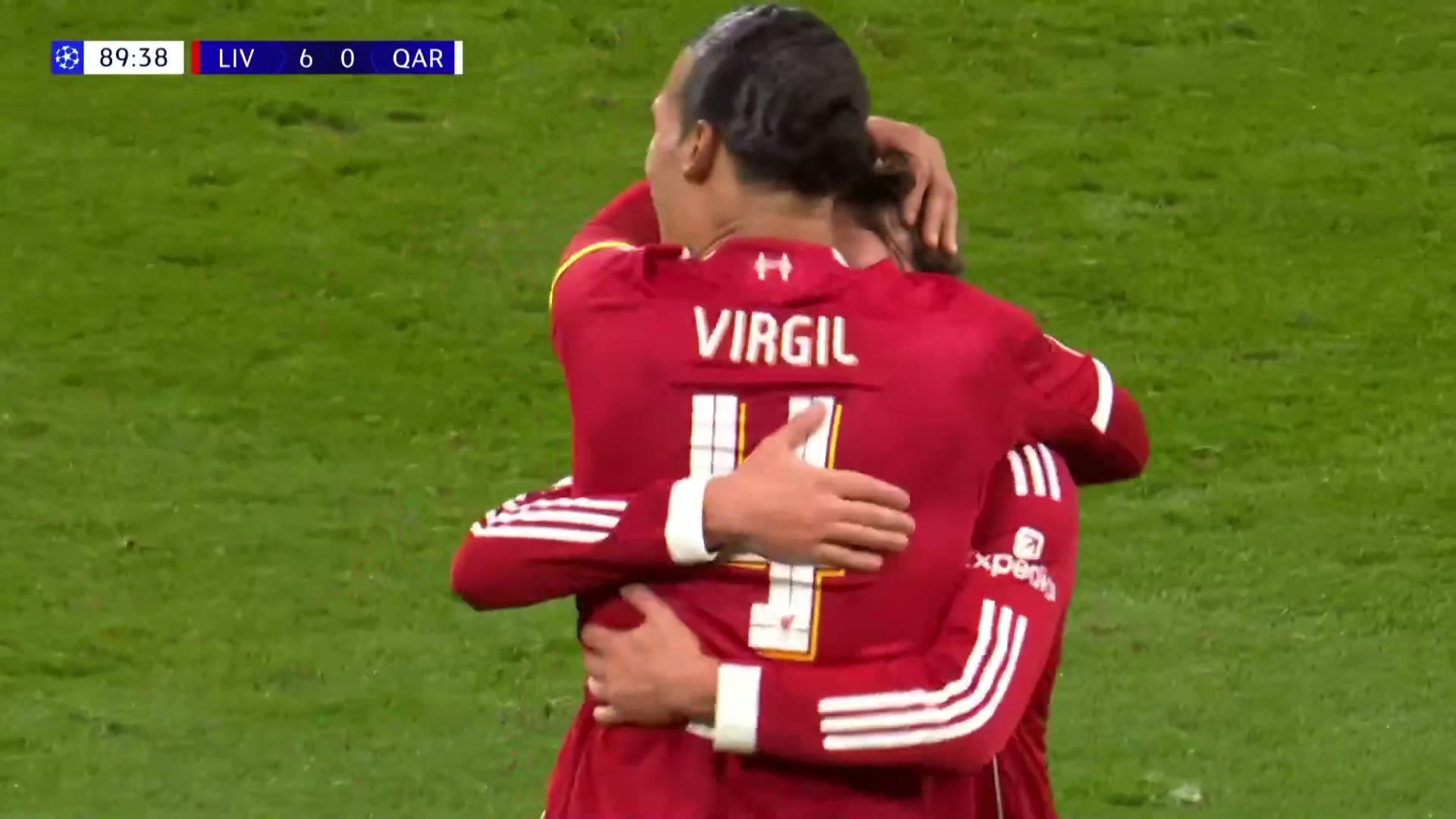 中后卫助攻戴帽！范戴克助攻基耶萨破门，利物浦6-0领先！