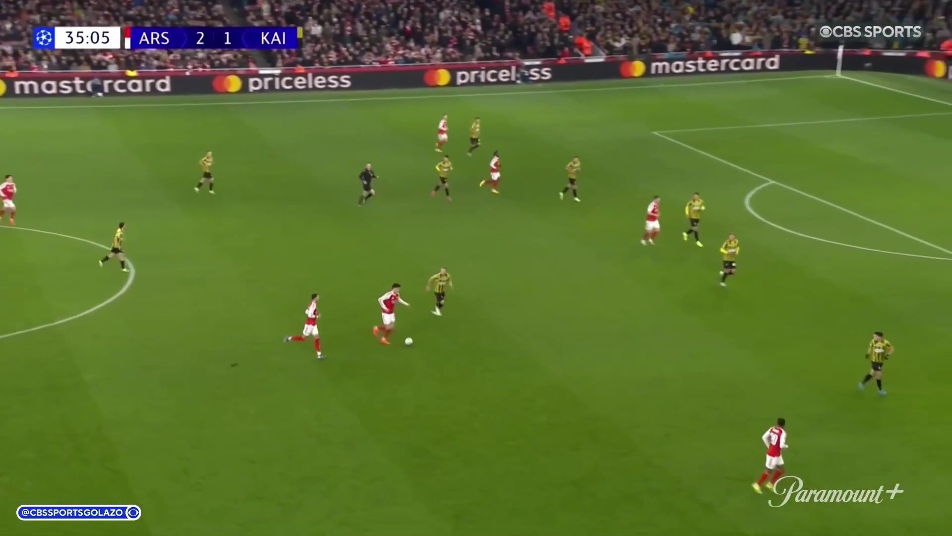 哈弗茨横传助攻！马丁内利推空门得手