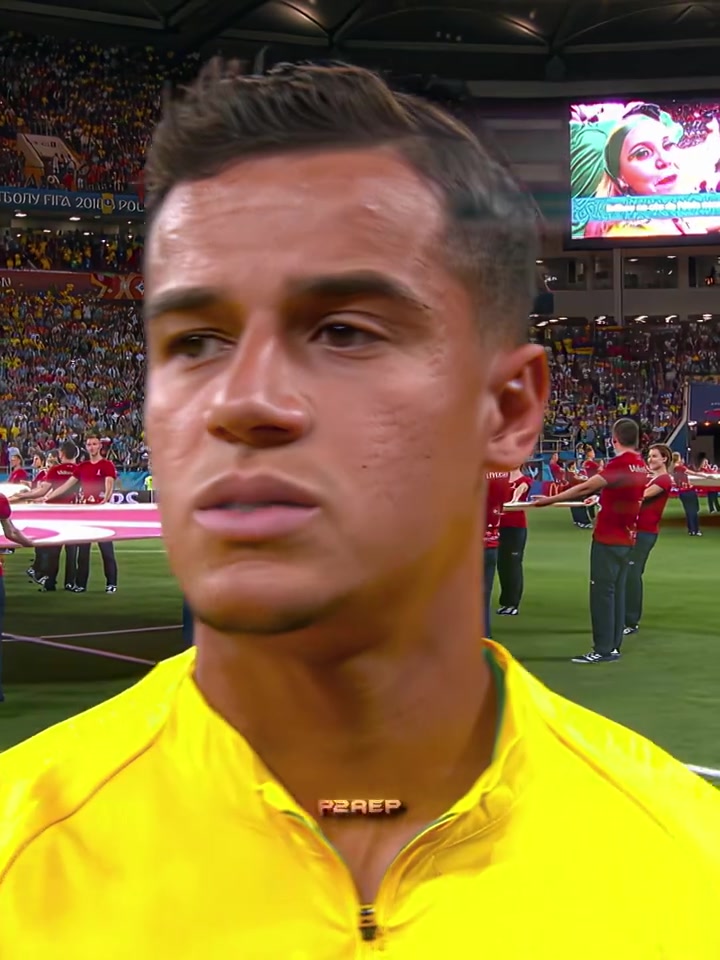 [足球]千军万马来相见！名场面：库蒂尼奥世界杯上的黄金搓射！