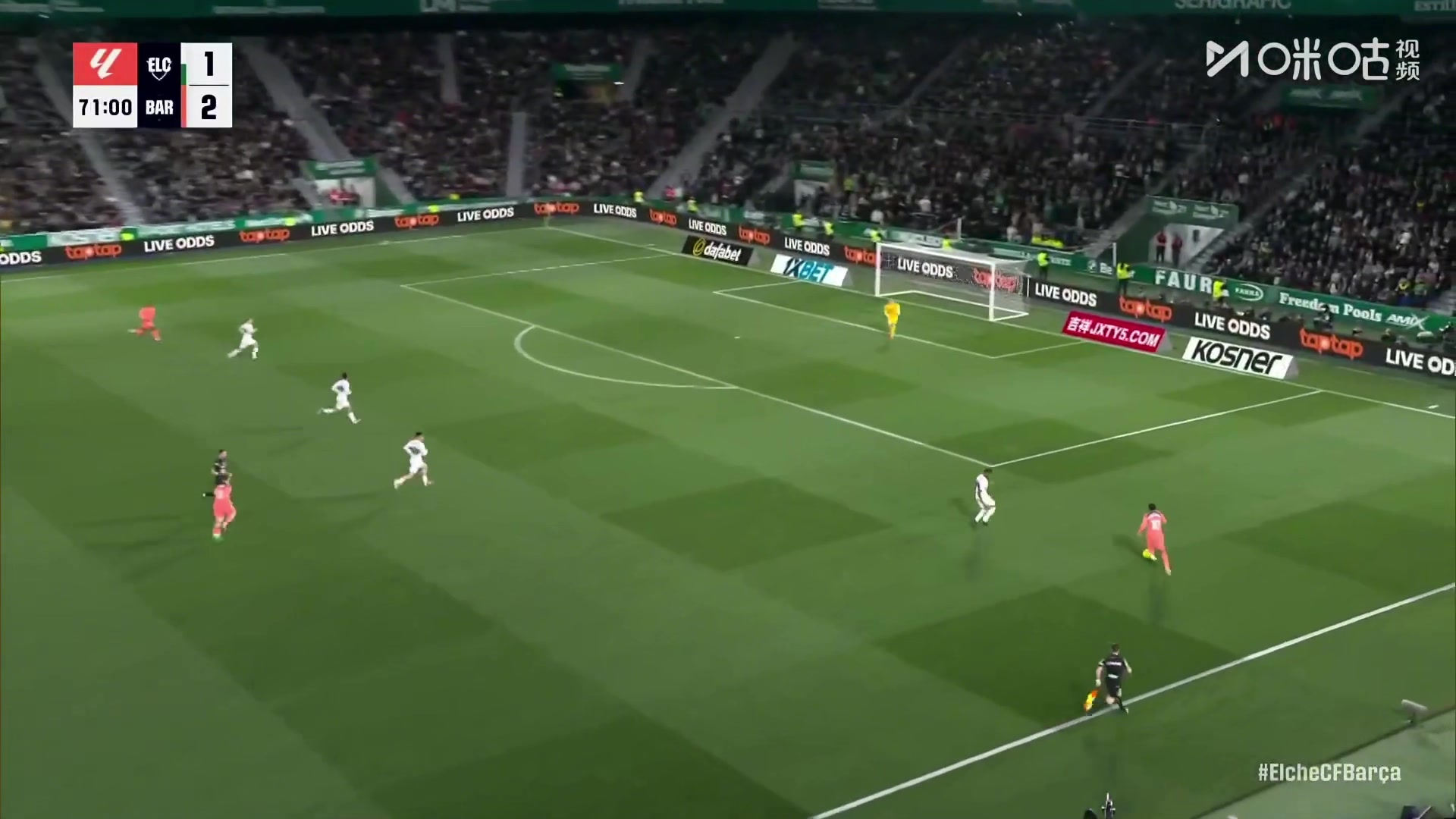 扩大领先！亚马尔一条龙送传中，拉什福德后点包抄爆射破门