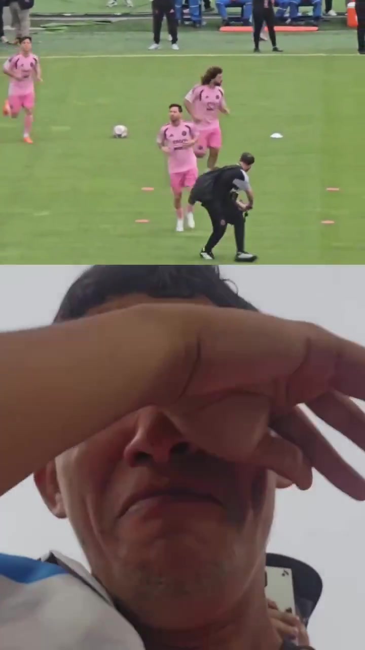 【值得一看】哥伦比亚球迷第一次见到梅西时，激动得热泪盈眶