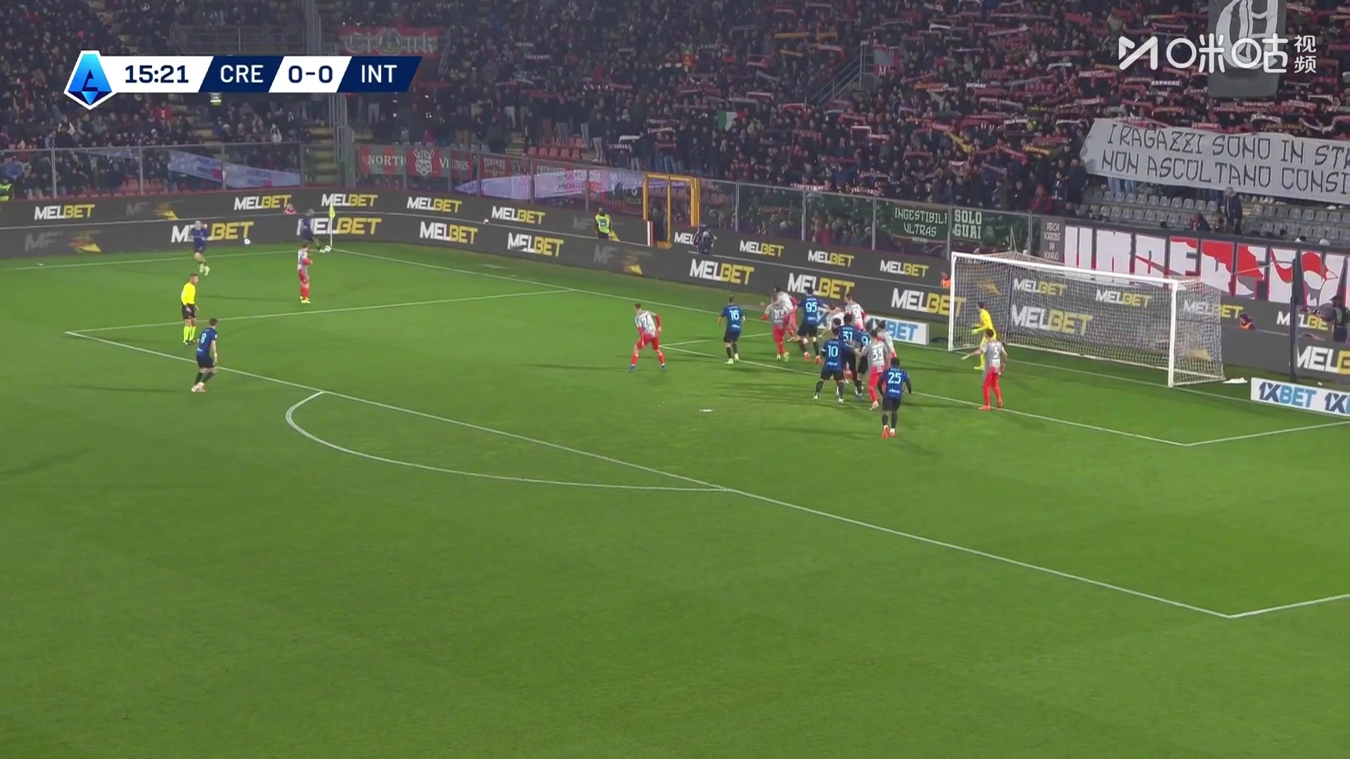 国米先拔头筹！迪马尔科角球助攻，劳塔罗大力头槌砸地破门