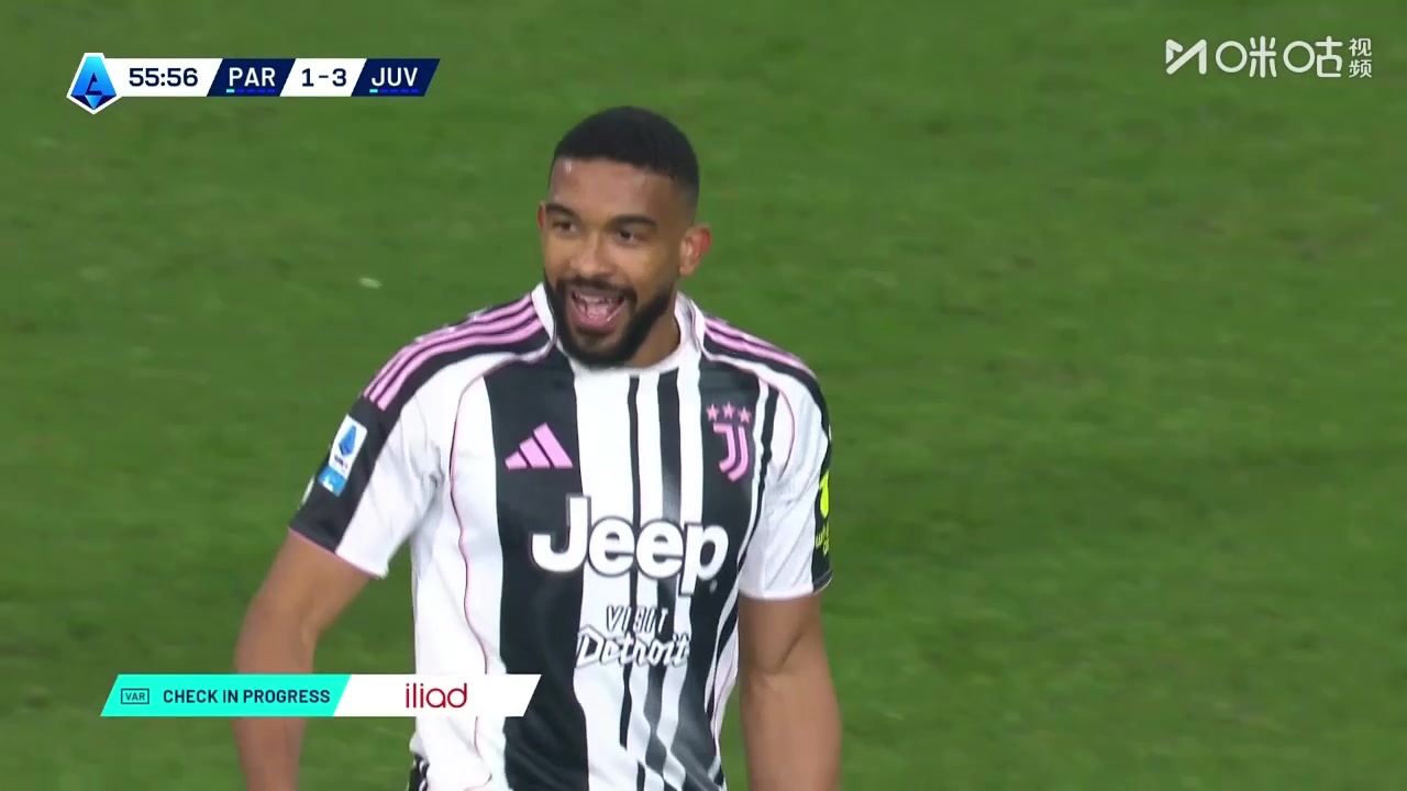 尤文3-1扩大比分！布雷默门前垫射破门得手！