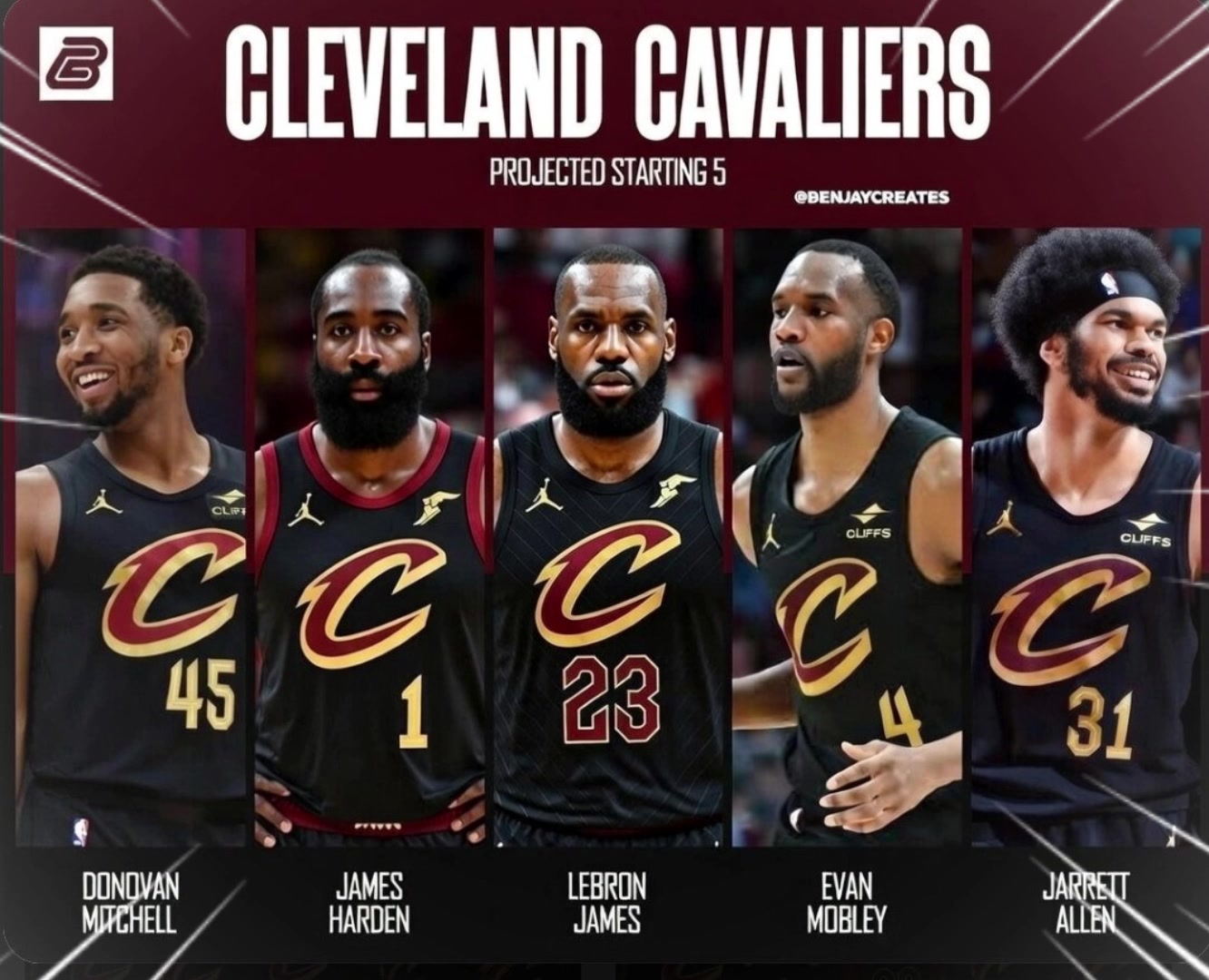 【集锦】统治直播吧流量？老詹下赛季若重返骑士，这阵容不得直接