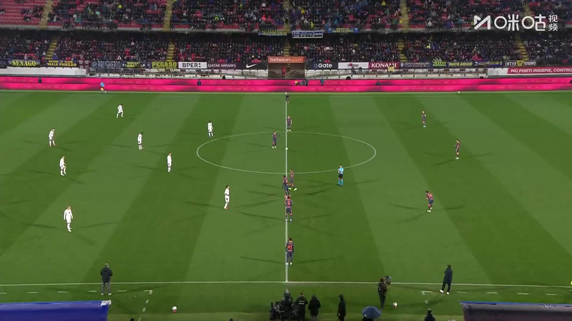 【集锦】意杯-博尼破门+伤退迪乌夫建功 国米2-1都灵进意杯4强