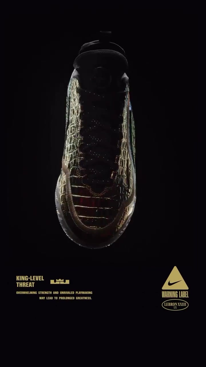 [NBA]帅炸了啊！詹姆斯晒出一款新配色的第23代球鞋