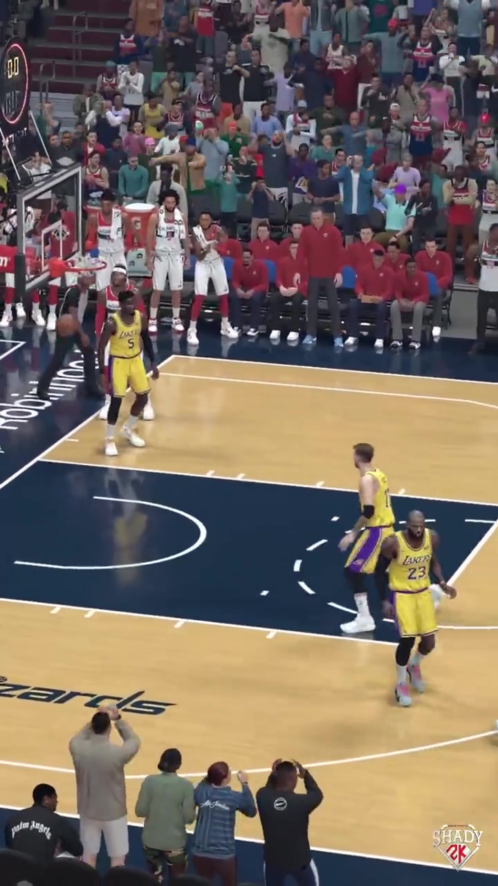 [有道理嘛?]上来就绝杀詹姆斯！网友2K模拟浓眉身披奇才战袍