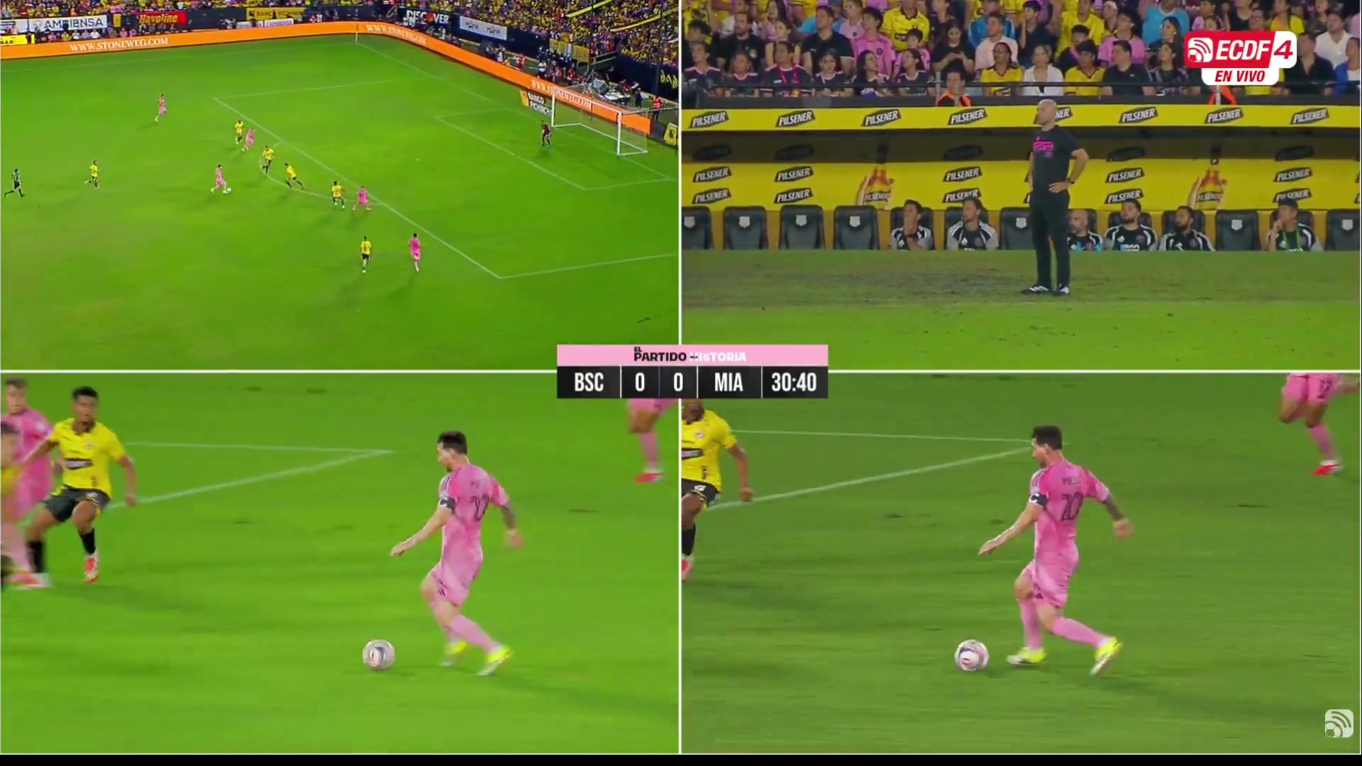 【今日集锦】排面拉满！厄瓜多尔转播商多视角⚽直击梅西中圈一条