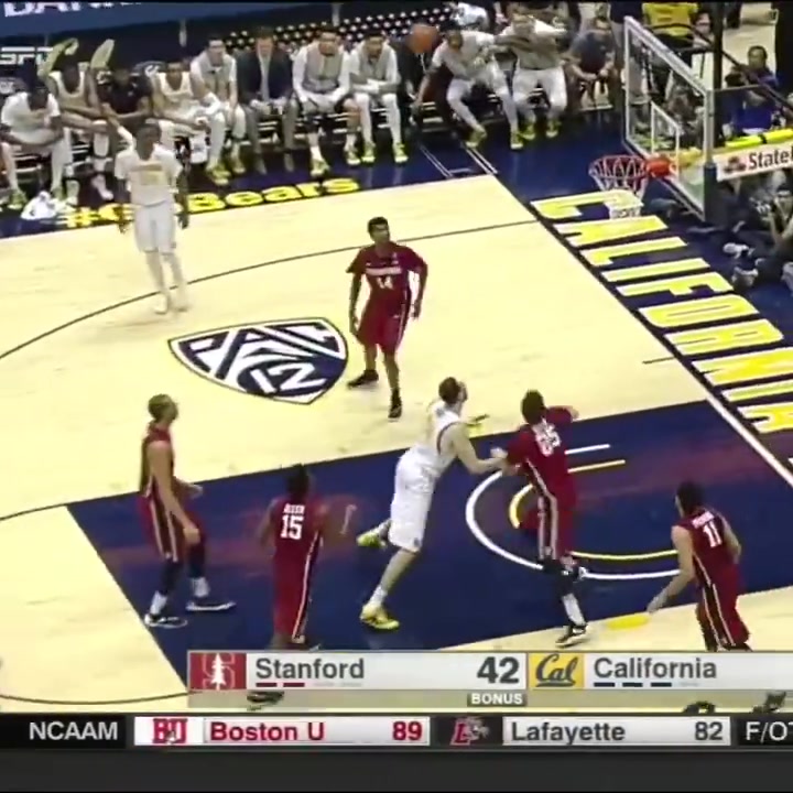 [高光剪辑]难怪会是❗⬇️⬅️探花！杰伦·布朗大学时期是这么