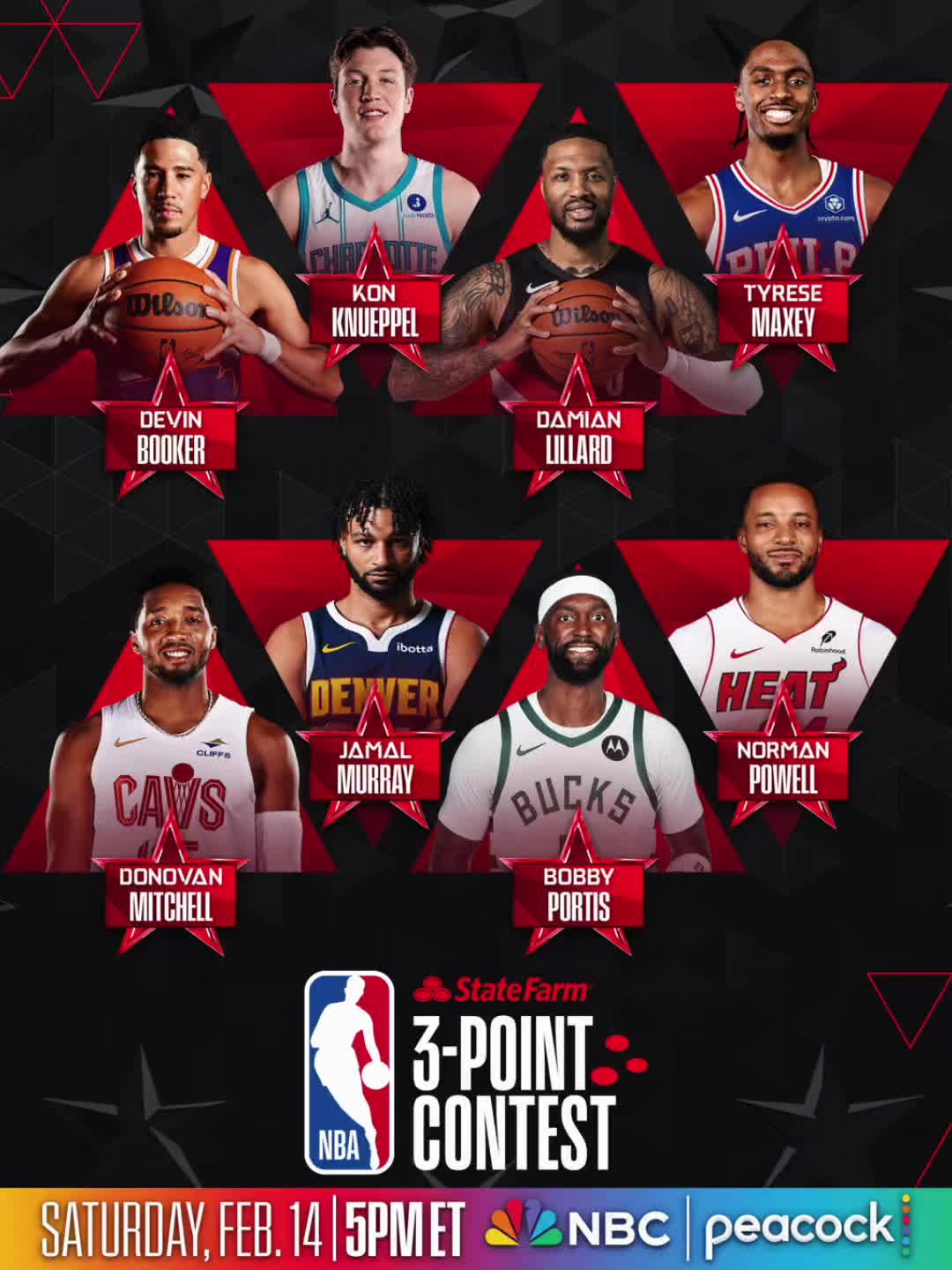 【战术分析视频】NBA三分大赛名单出✨炉！利❕拉德带伤冲三冠