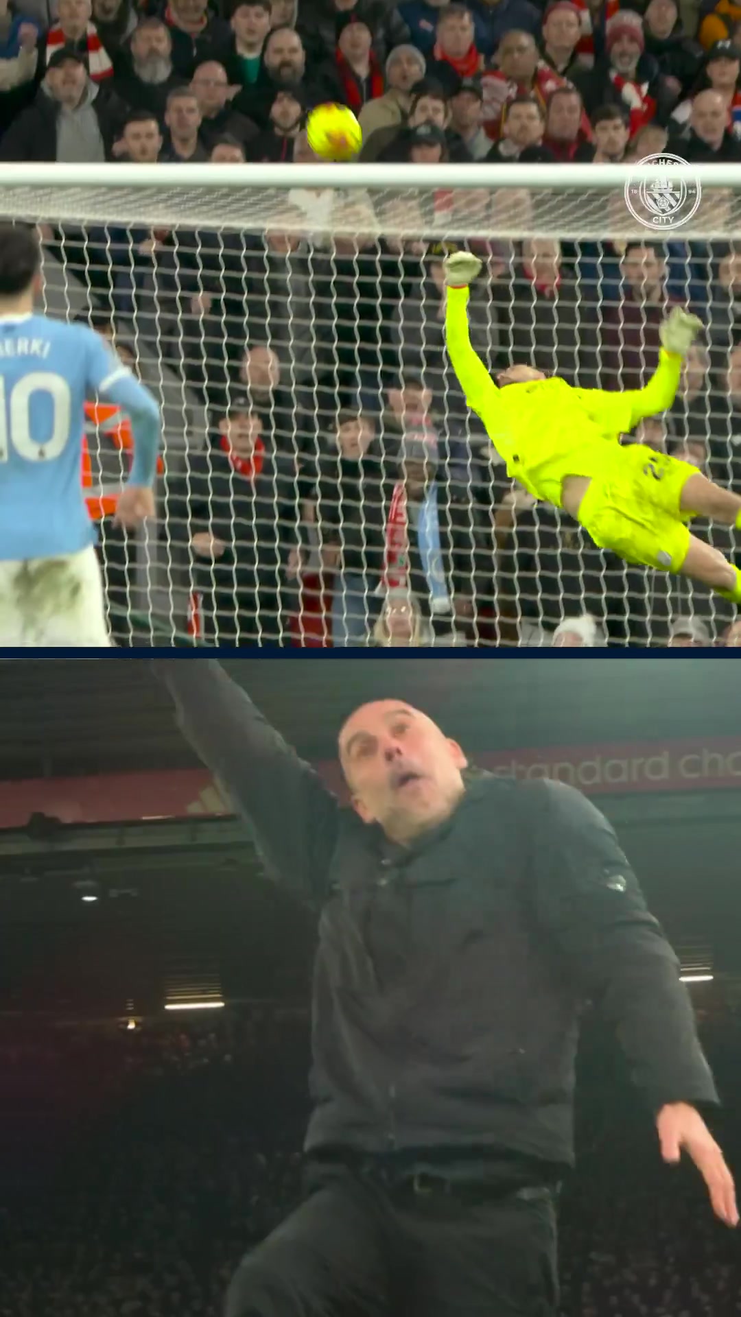 【最新影像集】这⚽也能扑？多纳鲁马最后时刻上演神扑！瓜迪奥拉