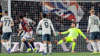 意杯-诺斯林破门 拉齐奥点球大战5-2博洛尼亚