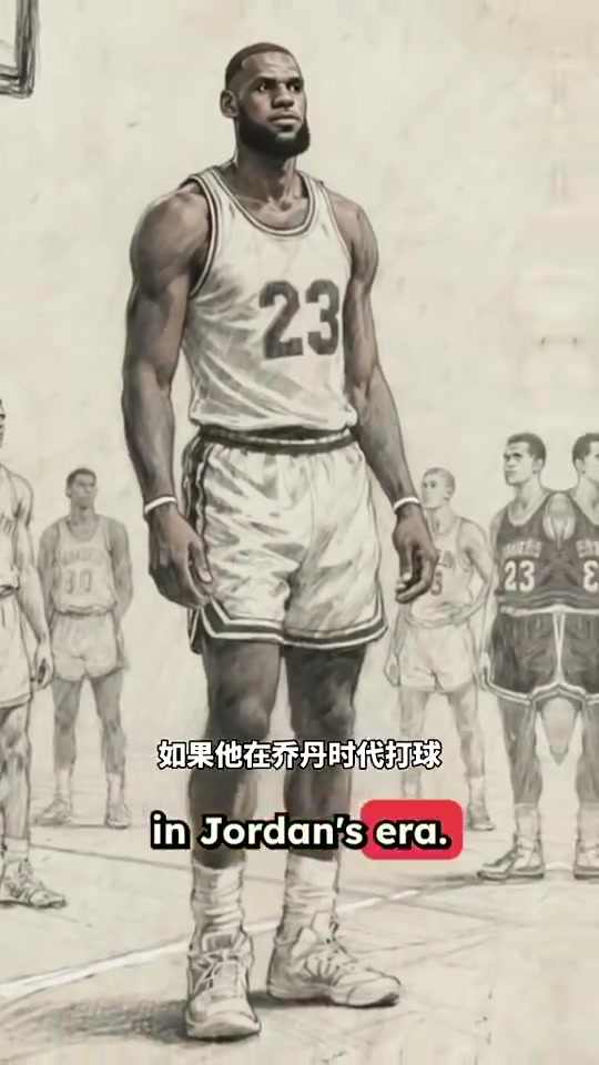 【攻守视频】国外詹蜜⬅️曾设想⭐老詹若活在在乔丹时代：每晚4