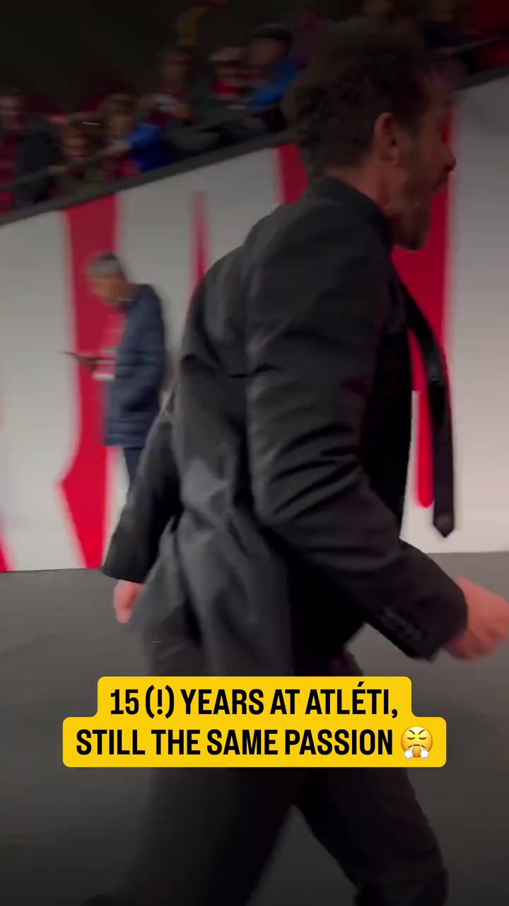 【有道理嘛?】男人的快樂！網(wǎng)友：執(zhí)教馬競接近15年，西蒙尼依然保持同樣的熱情