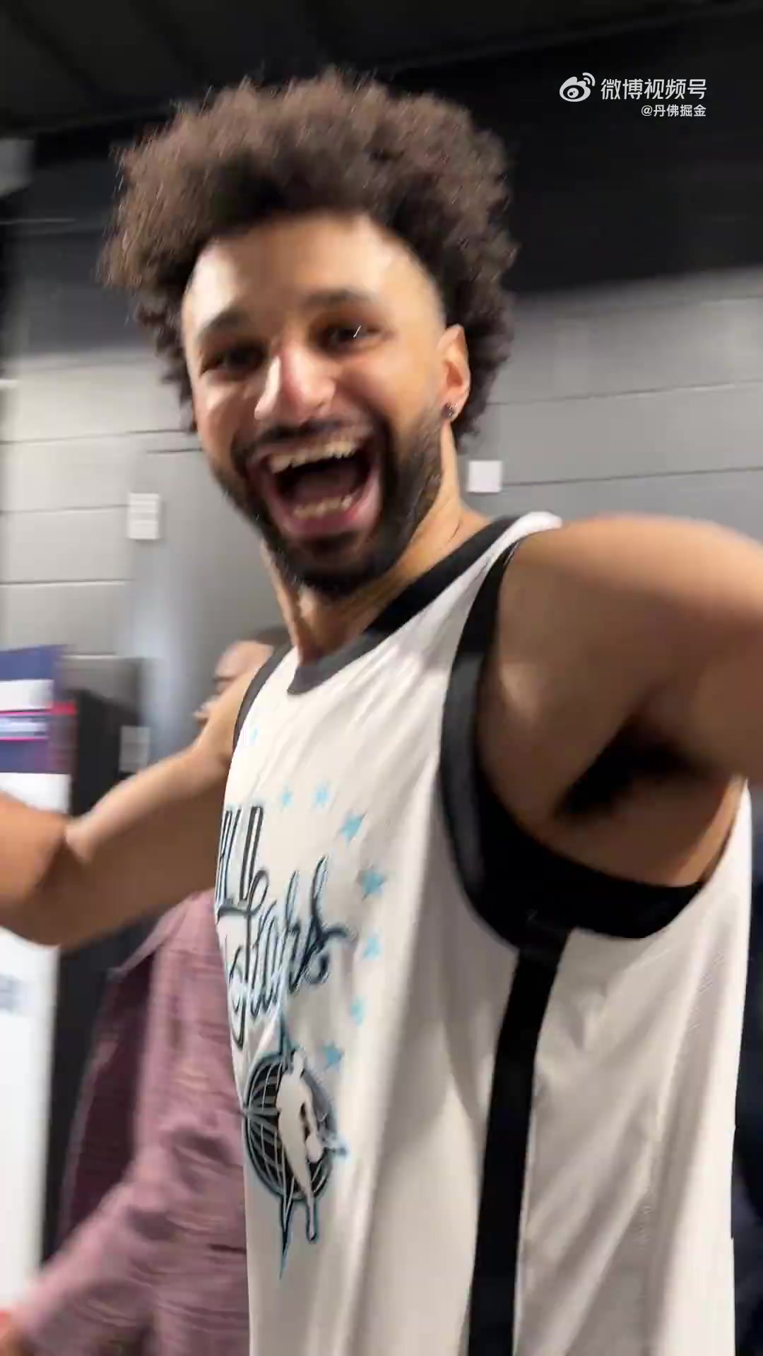 [热门高光]感觉太爽了！穆雷的第一个全明⚾星开⬆️心得像个孩子✌️