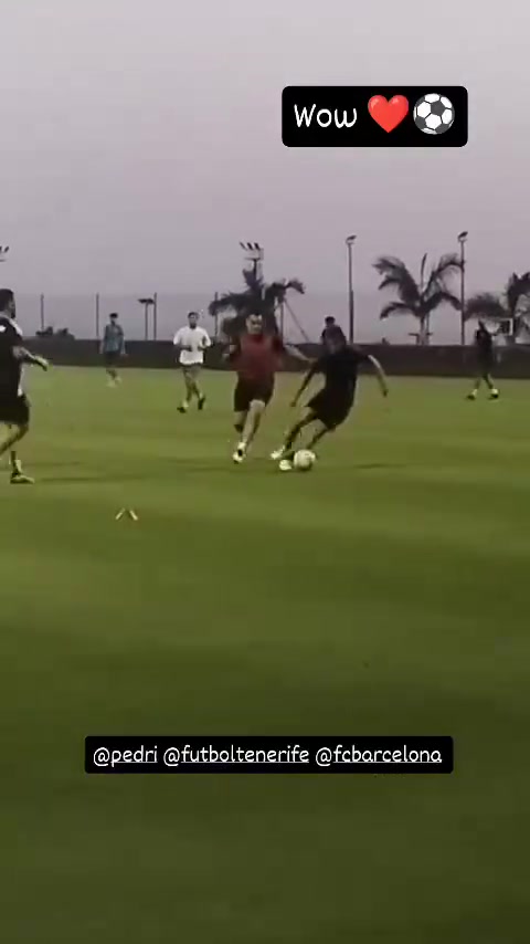 [值得一看]没你不行！来看看佩德里此前训练中的细腻盘带！