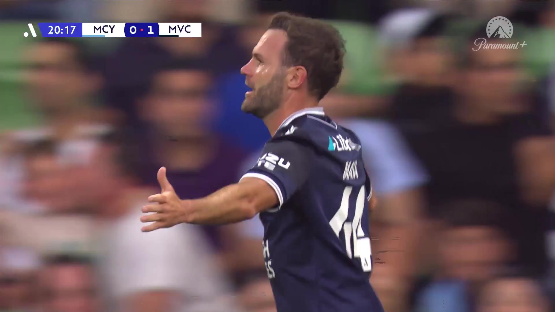 [球迷必看视频]还是你大爷！37岁的马塔在澳超打进超远吊射破