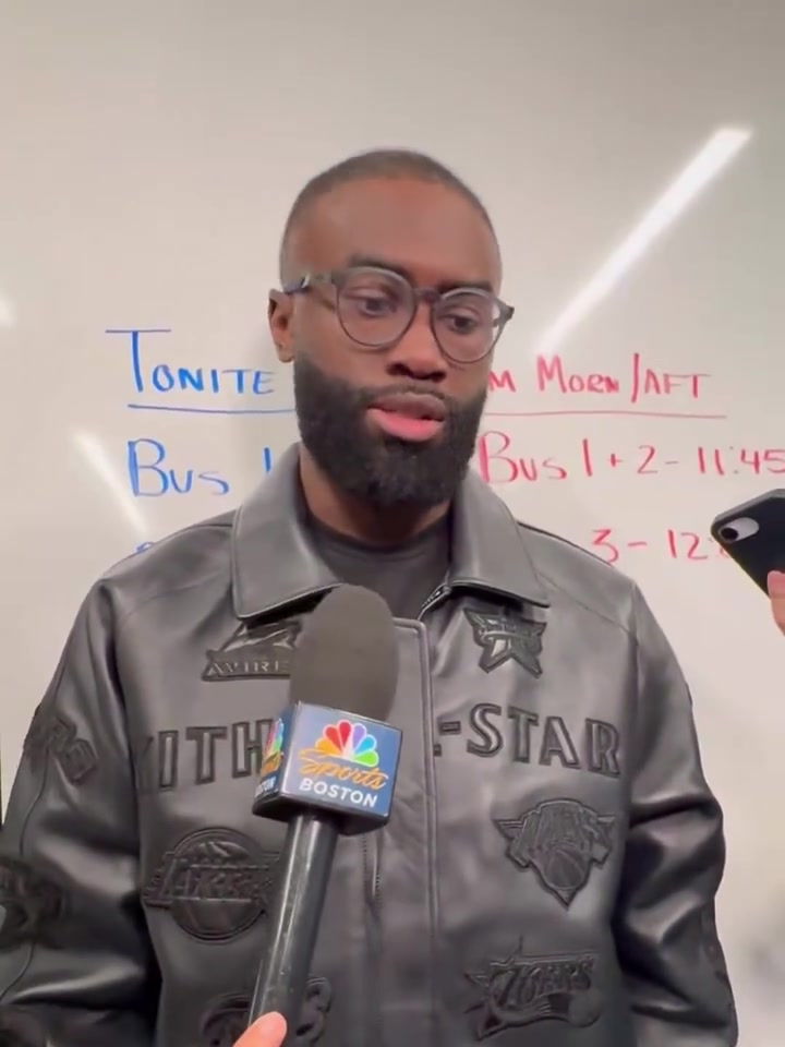 [湖人]杰伦·布朗：湖人不想和我们对位防守，所以不停更换各种