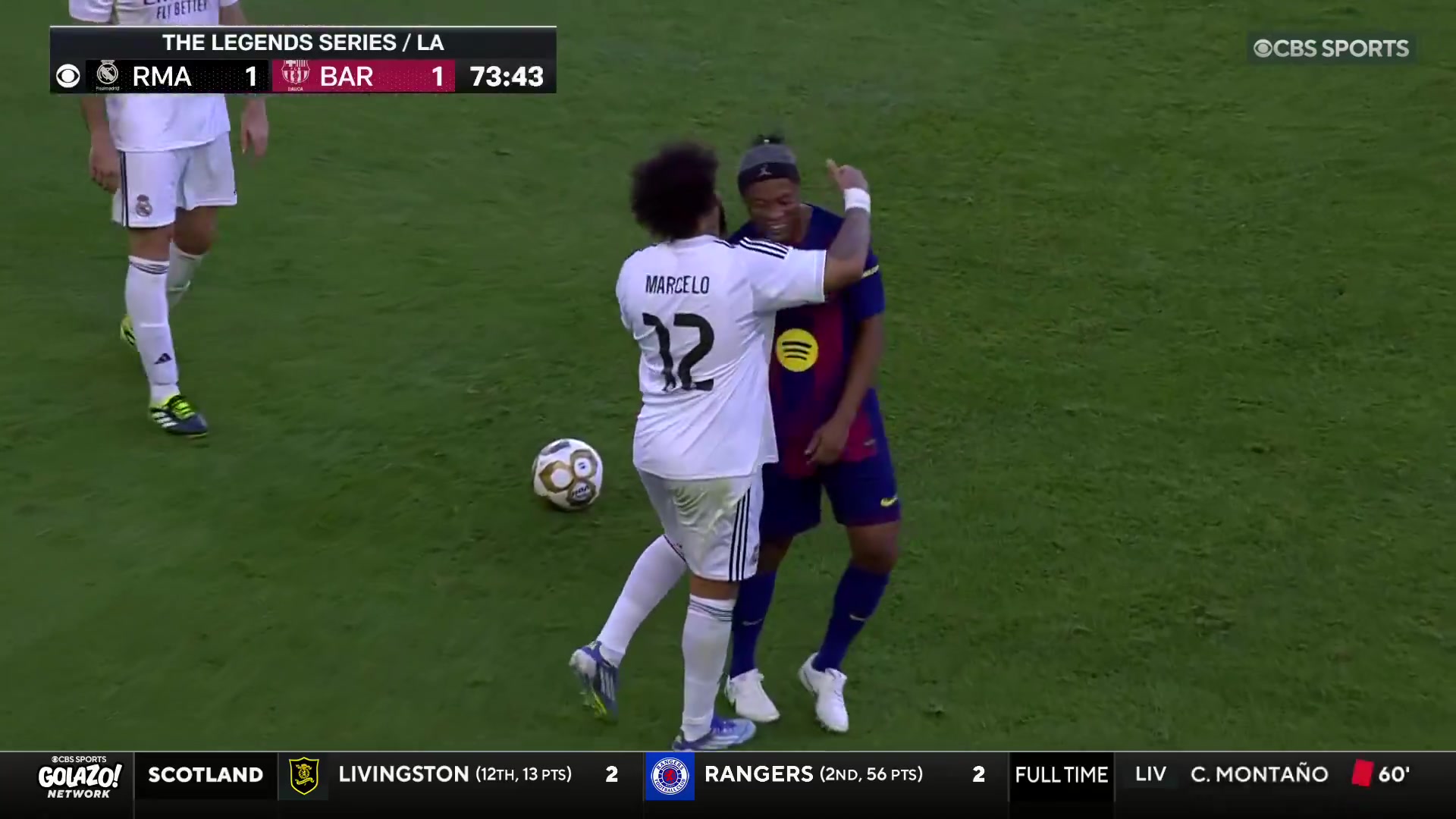 [视频]惊！慈善赛小罗和马塞洛爆发“冲突”