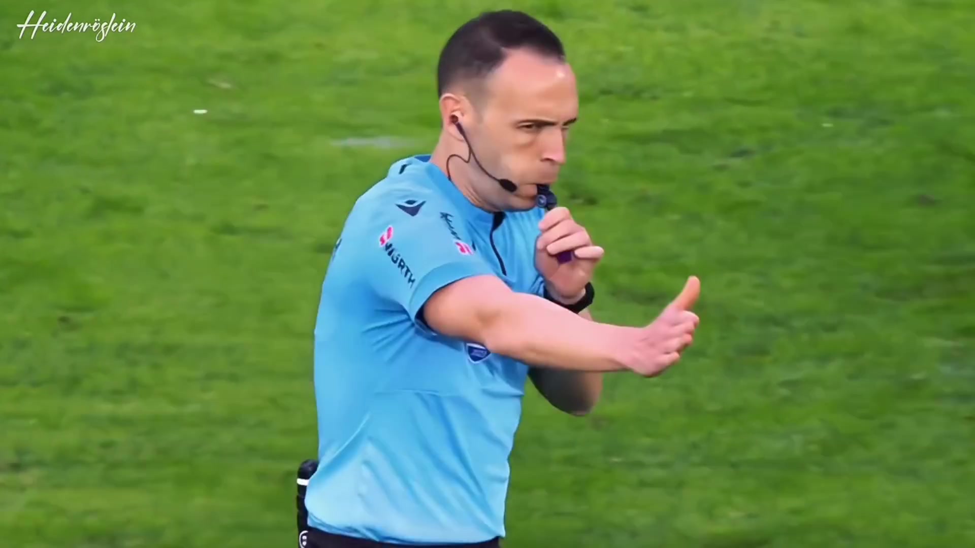 【体育视频】一声哨响，比赛开始！裁判的哪个手势是你最喜欢的？