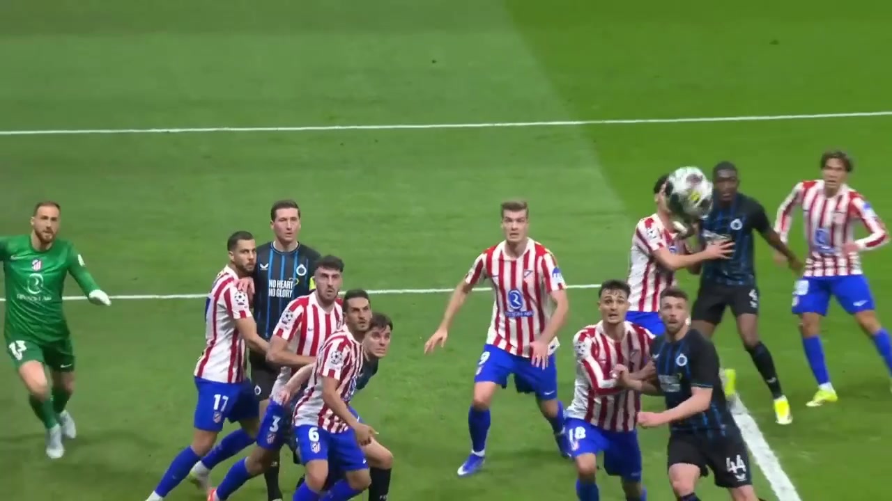 马竞遭扳平！奥多涅兹接队友摆度门前头球破门！