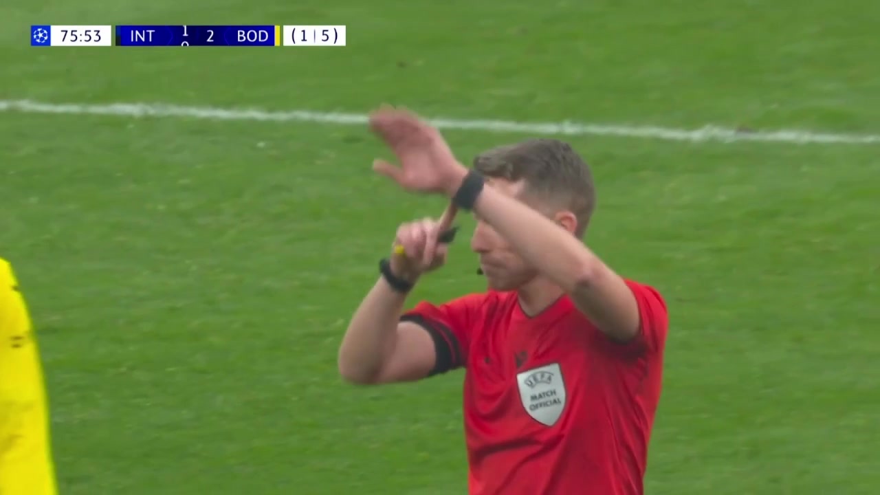 【赛事精彩录】国米扳回一城！巴斯托尼补➡️射破门！主裁判示意