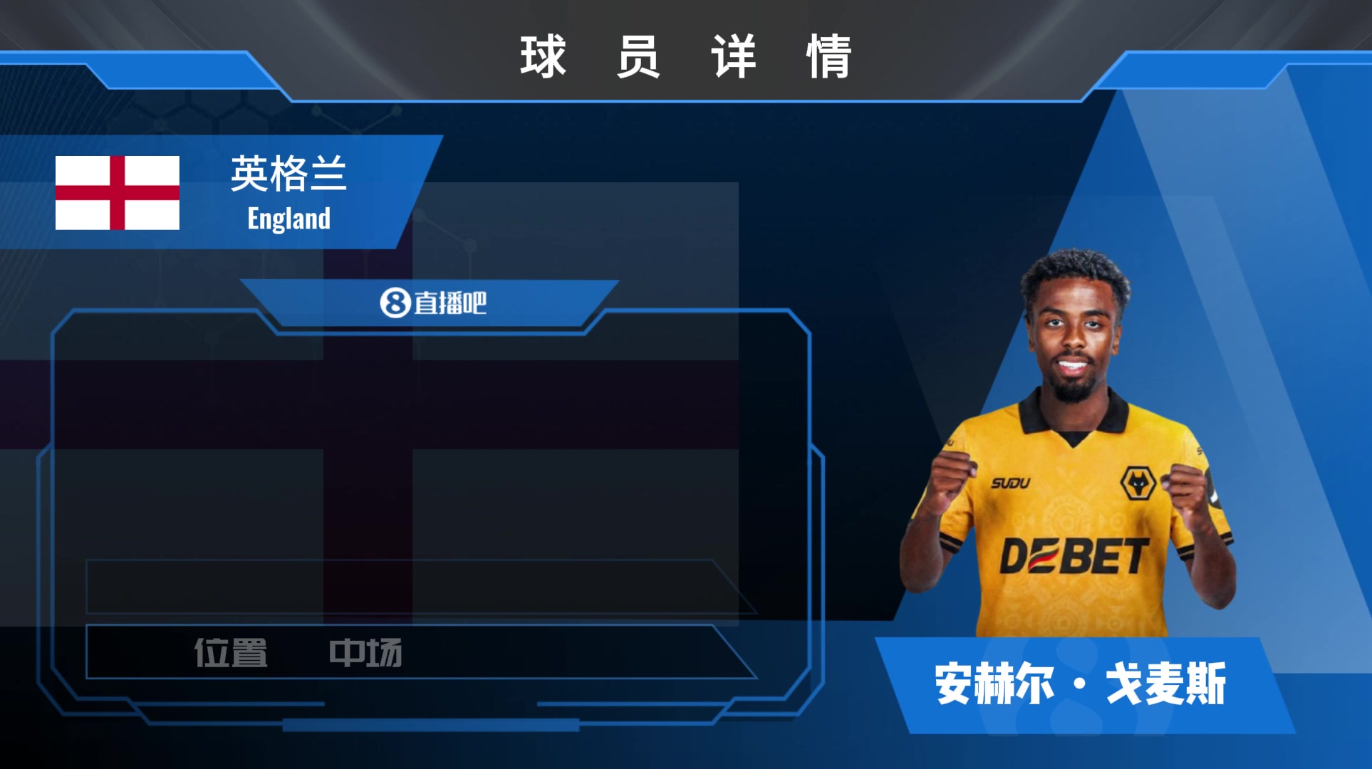 安赫尔·戈麦斯集锦：多国联赛征战履历的英格兰中场多面手