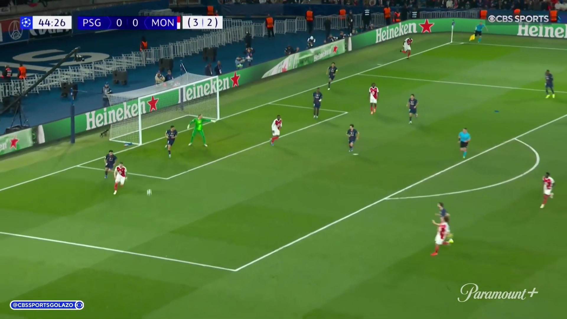 摩纳哥破门！库利巴利送助攻，阿克利乌舍扳平总比分