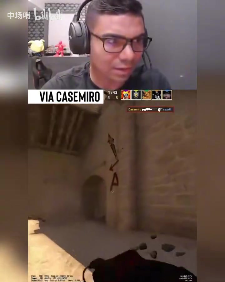 [精彩剪辑]应该没少和内马尔组队！卡塞米罗也是CS高手？