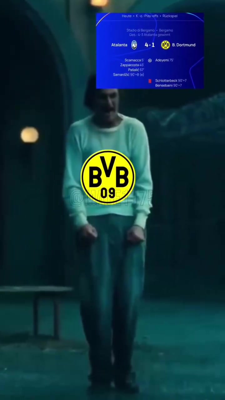 【多特蒙德】又成背景板！网友恶搞：多特球迷现在的心理状态…