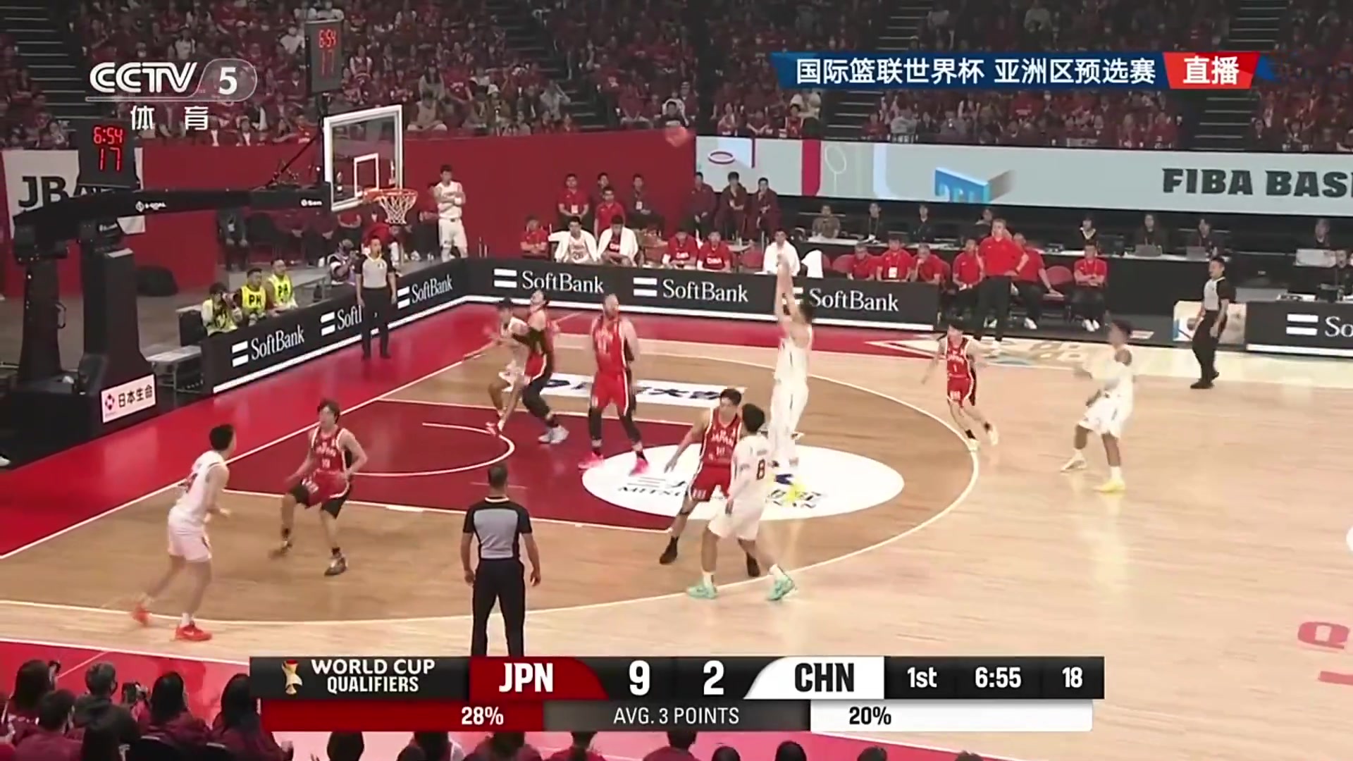 【胡金秋】大基本功！胡金秋接球中投稳稳打进回应放空！