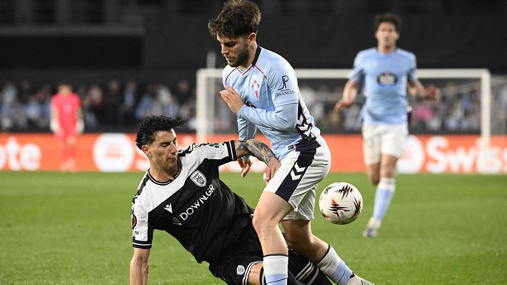 欧联杯-斯韦德贝里破门 塞尔塔1-0塞萨洛尼基总比分3-1晋级