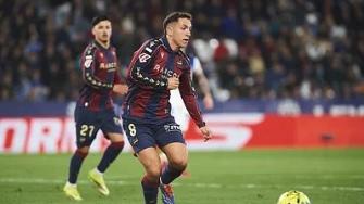 西甲-埃斯皮梅开二度 莱万特主场2-0莱万特十人阿拉维斯