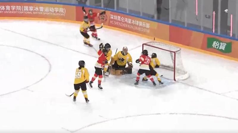 02月28日中国女子冰球职业联赛总决赛 深圳昆仑红星 2 - 1 四川 全场集锦
