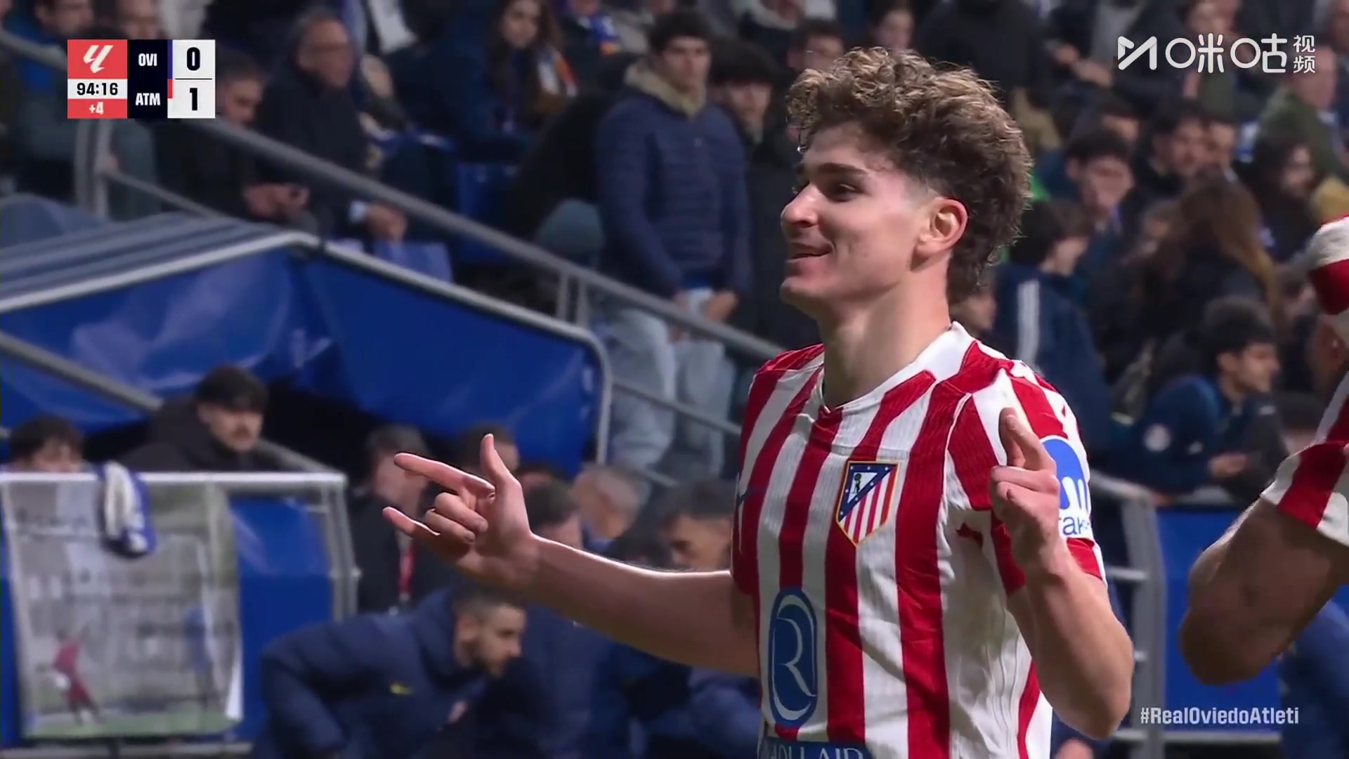 【集锦】西甲-小蜘蛛94分钟绝杀奥布拉克救险 马竞1-0奥维耶多