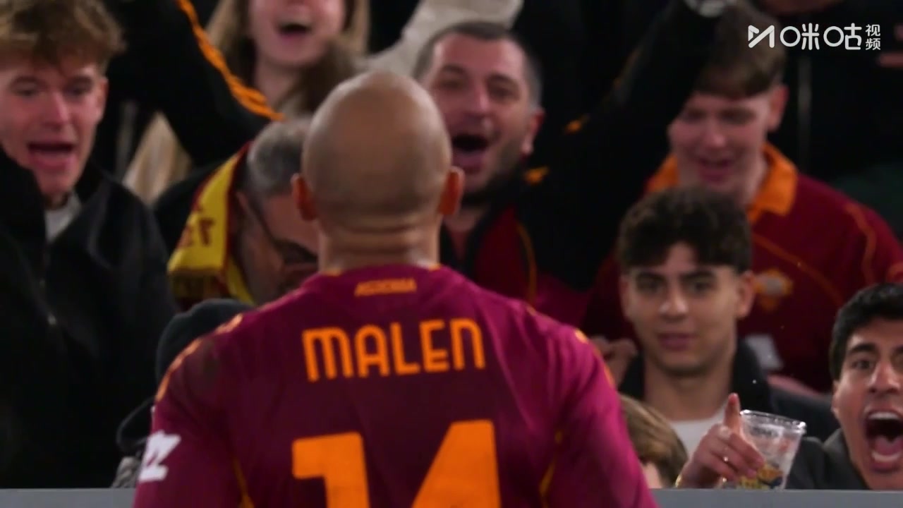 科内送超远直塞助攻！马伦单刀破门扩大比分！罗马3-1领先尤文！