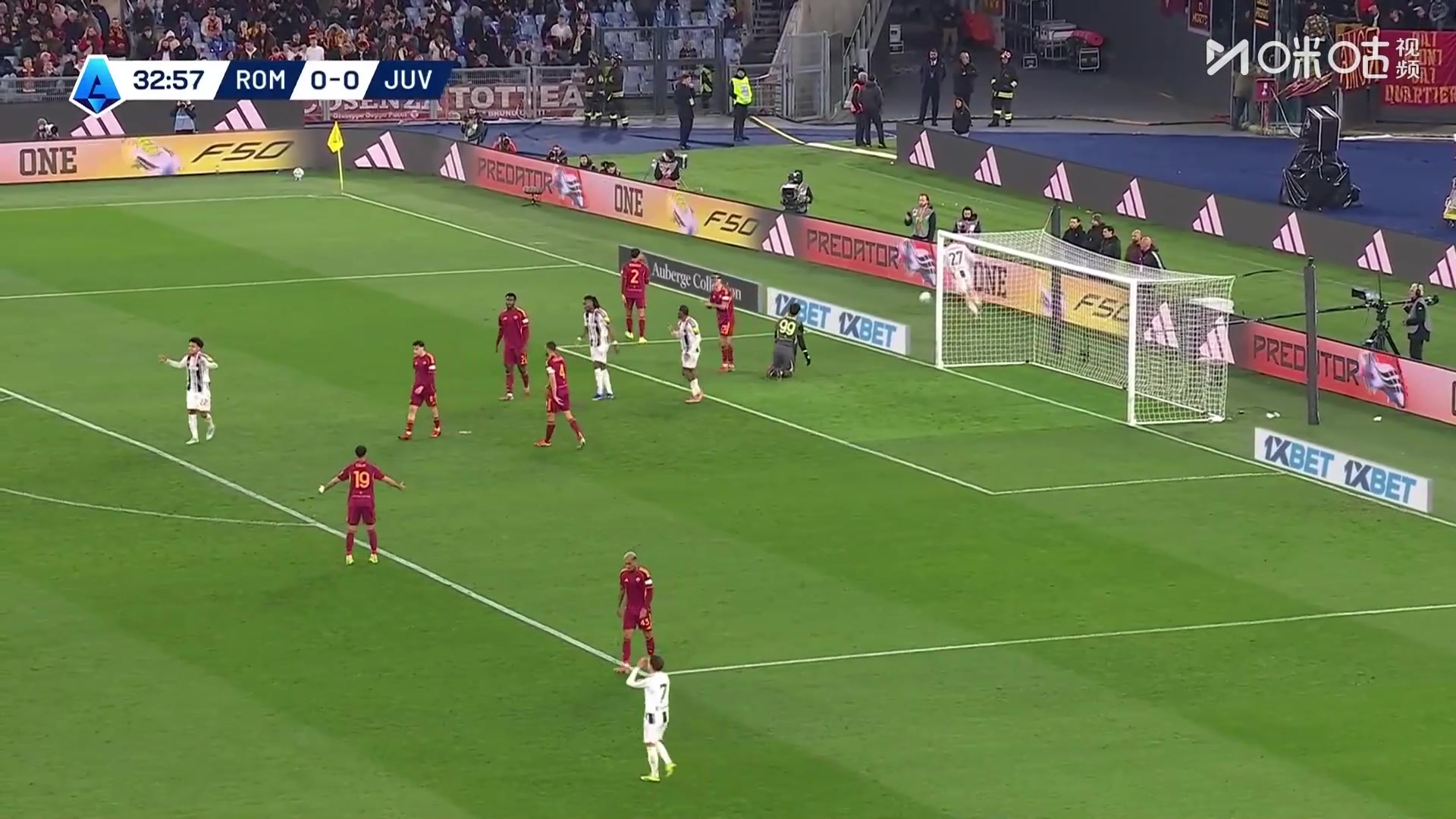 【集锦】意甲-小孔塞桑世界波加蒂替补绝平 罗马3-3战平尤文