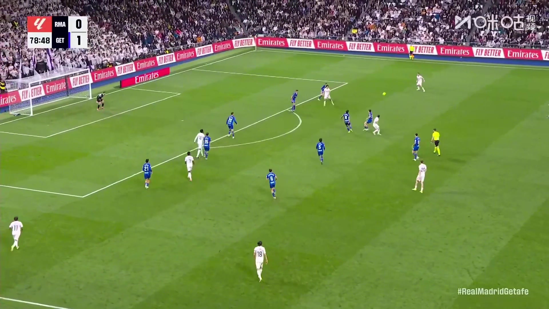 可惜！罗德里戈接传中头槌被扑，卡瓦哈尔补射未能打进