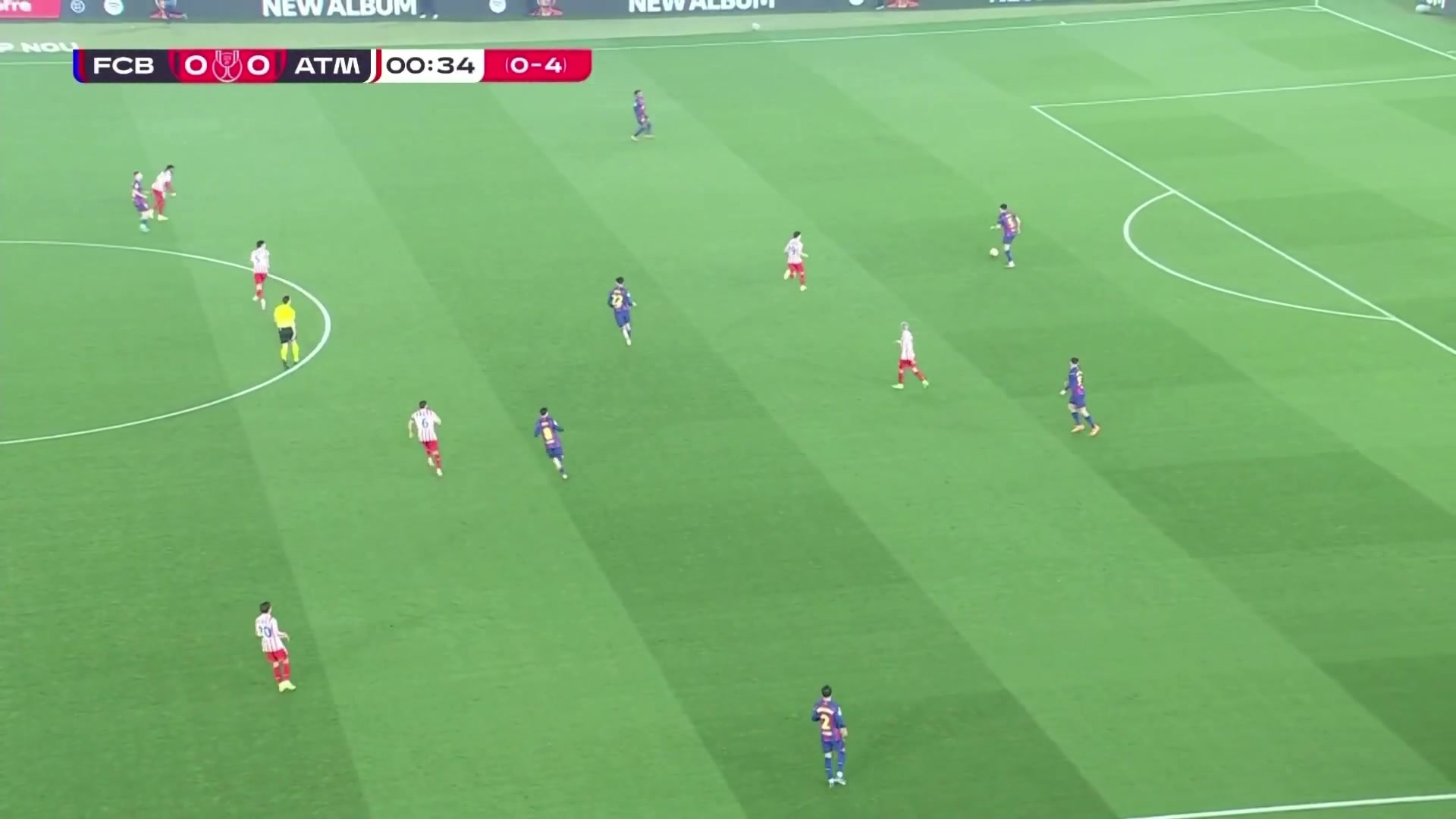 【集锦】国王杯-贝尔纳尔双响拉菲尼亚点射 巴萨3-0总比分3-4马竞