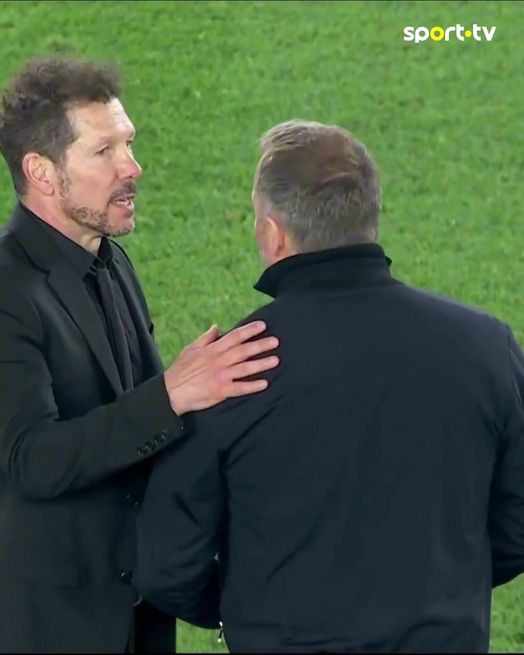 [经典回放]西蒙尼和⚾弗里克赛后友好聊天 