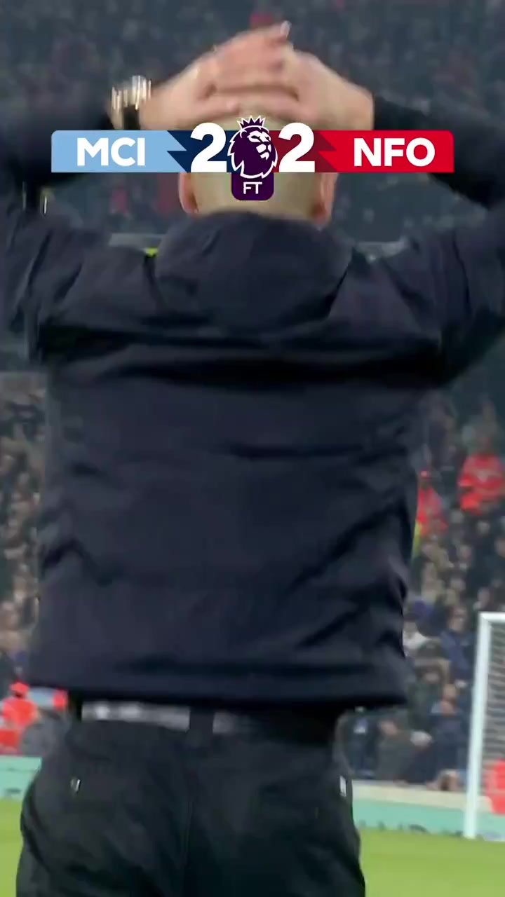 英超官推：穆里略压哨门线解围击碎曼城冠军梦