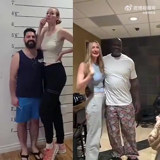 [奥尼尔]咋还上手了？奥尼尔和世界最高职业女模特叶卡捷琳娜·