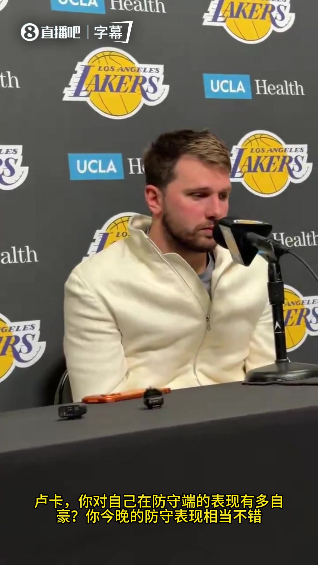【集锦】今天送出3次抢断2记盖帽！东契奇赛后谈自己防守：人们不会过多讨论这个