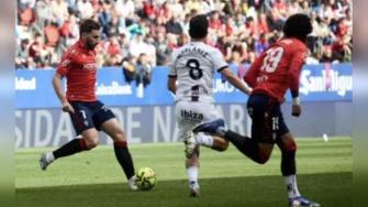 西甲-穆里奇双响布迪米尔补时绝平 十人奥萨苏纳2-2十人马略卡