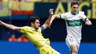 西甲-安德烈-席尔瓦破门难救主 比利亚雷亚尔2-1埃尔切