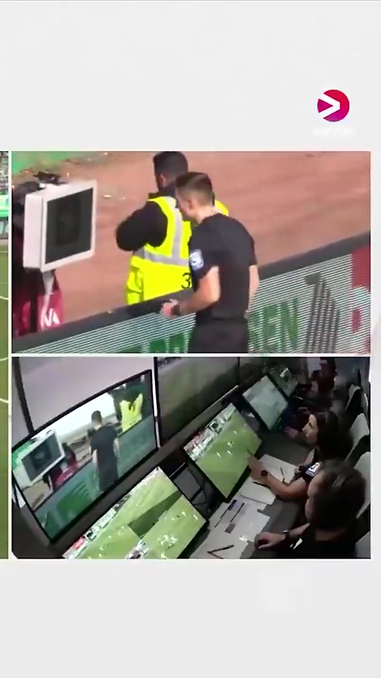 德乙联赛奇葩一幕：裁判看VAR时显示器断电，只因球迷拔了插头