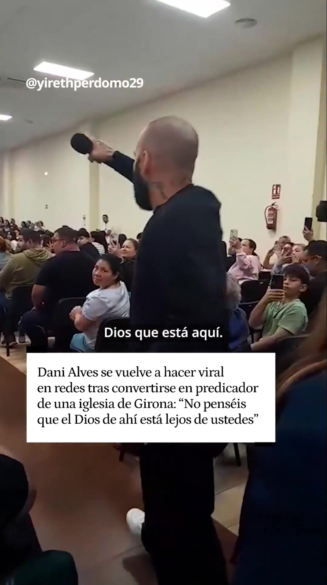 【视频/集锦】阿尔维斯出狱后现身教会演讲：用行动救赎过去，这